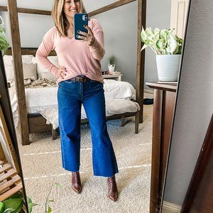 Levi's Women's Heritage Wide Leg Jean in wildwood flower, size 28